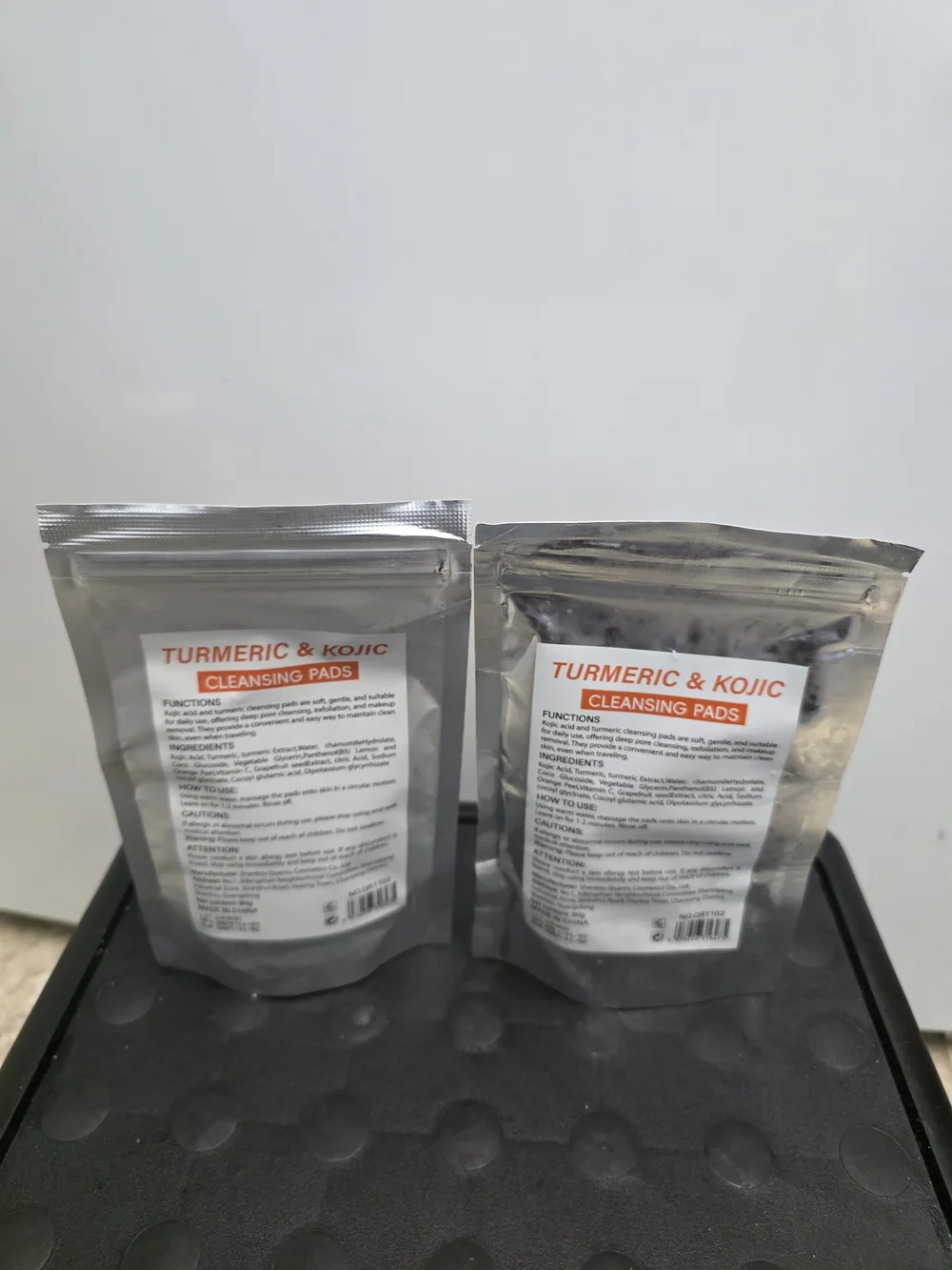 Turmeric & Kojic Cleansing Pads — Yellow Brightening Facial Pads